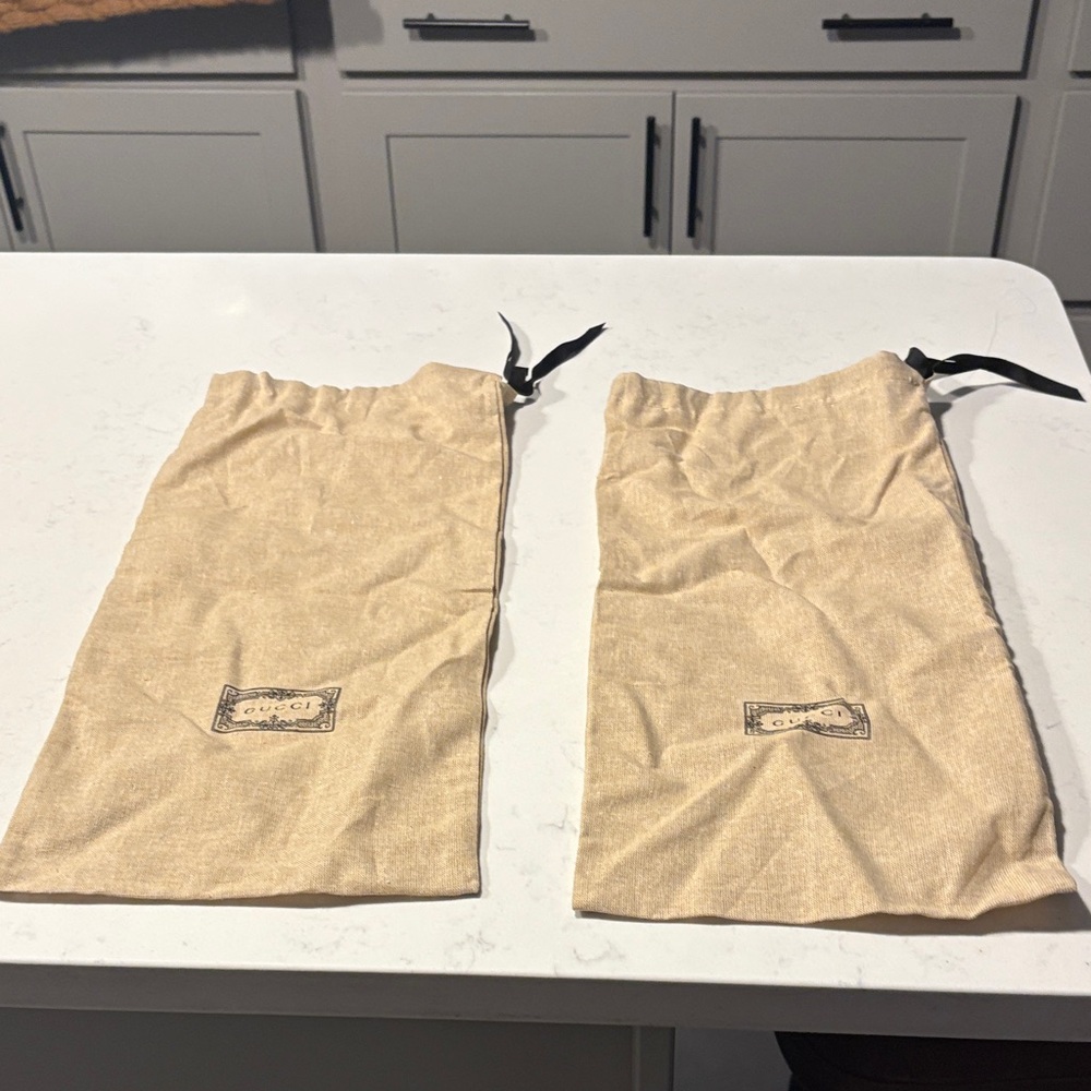 Gucci Beige Dust Bags